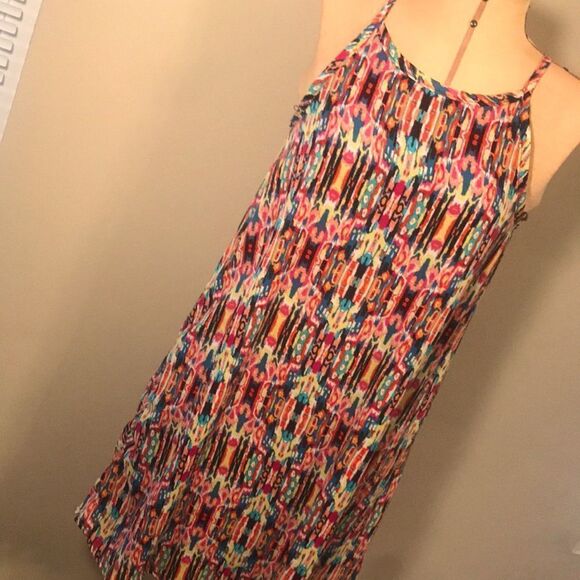 New Recruit Maternity Bright Print Sundress - Size Small - Picture 2 of 11
